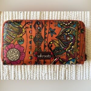 The Sak Multicolor Patterned Wallet EUC